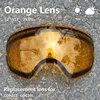 COPOZZ 201 Lens Ski Goggles Lens For Anti-fog UV400 Big Spherical Ski Glasses Snow Goggles Eyewear Lenses Replacement(Lens Only) 1