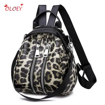 

Bags for Women 2020 wild Backpacks Leathe Leopard Female Travel Backpack High Quality Women Bag School Bag Backpack Girl Mochila