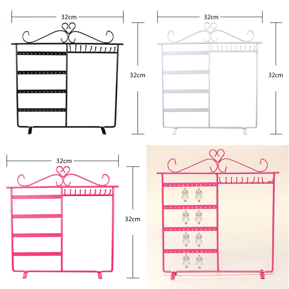 SZanbana, серьги для девочек, ожерелье, металлическая стойка для украшений, подставка для сережек, дисплей, держатель для ювелирных украшений, органайзер, винтажное крепление на стену