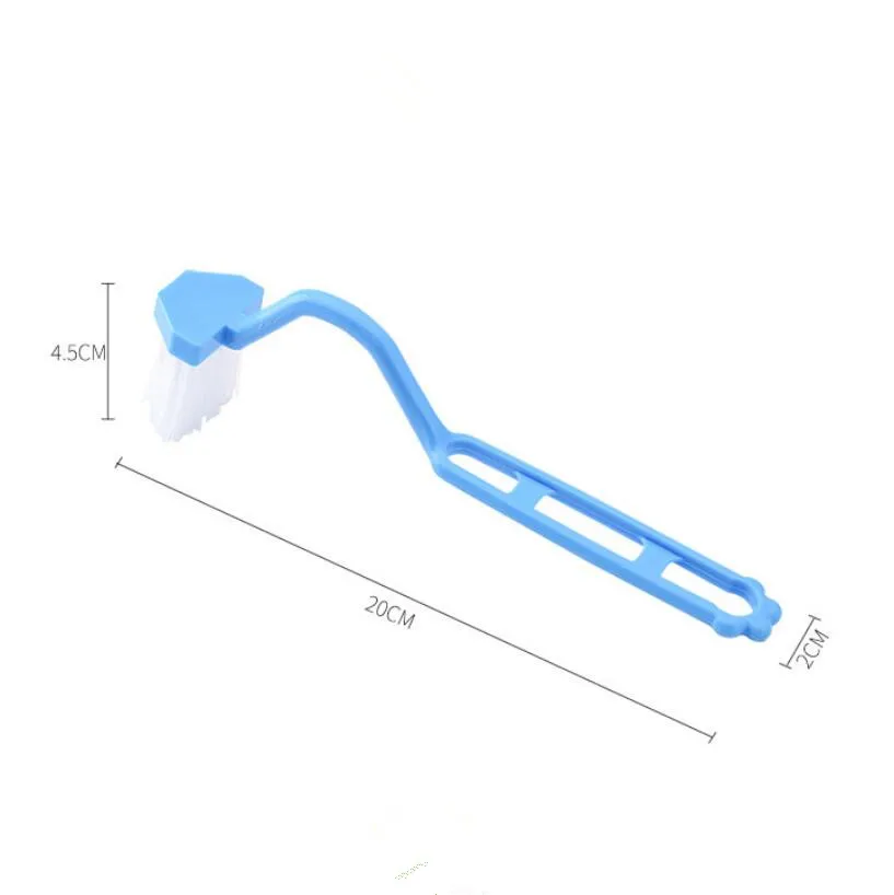 1PC Home Shower Room Portable Toilet Brush Bathroom Scrubber V-type Bent Cleaner Brush toilet brush set