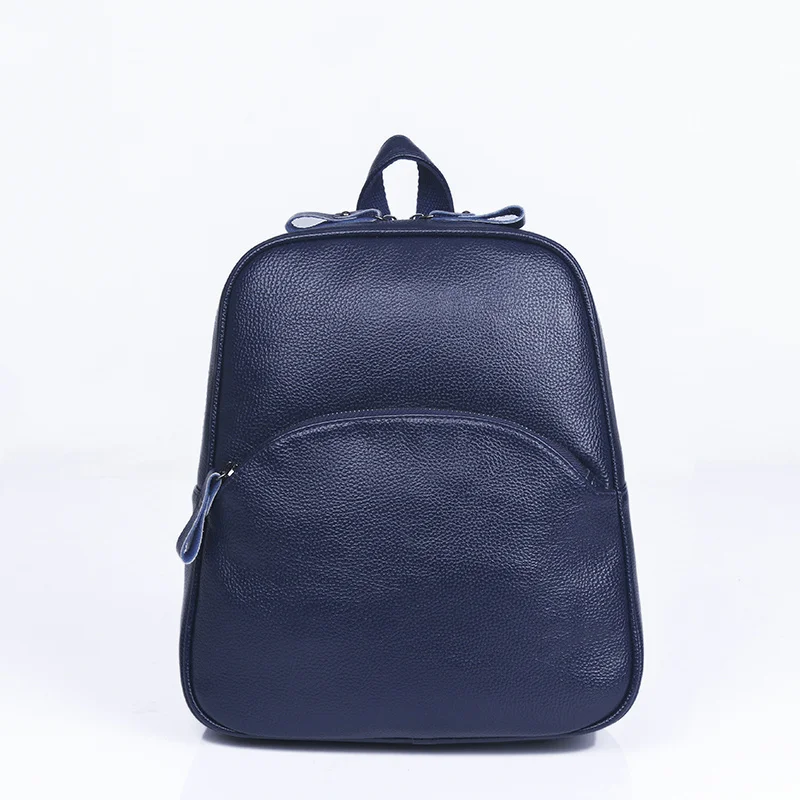 QIAOBAO, высококачественный Женский рюкзак из коровьей кожи, школьный рюкзак в консервативном стиле, черная женская сумка