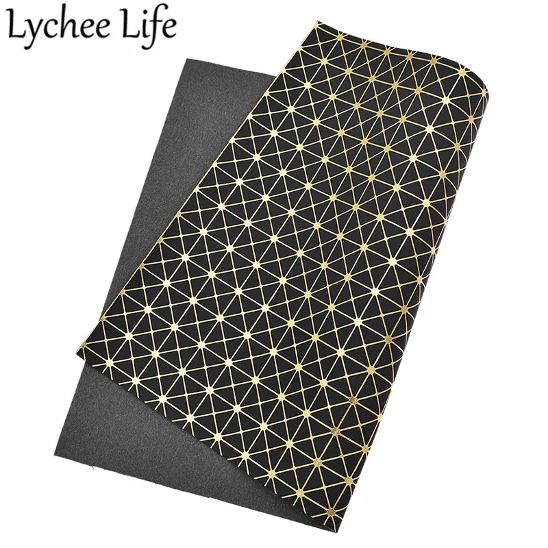 Lychee Life A4 тисненая кожа ткань 29x21 см плед PU ткань DIY ручной работы швейная одежда аксессуары поставки