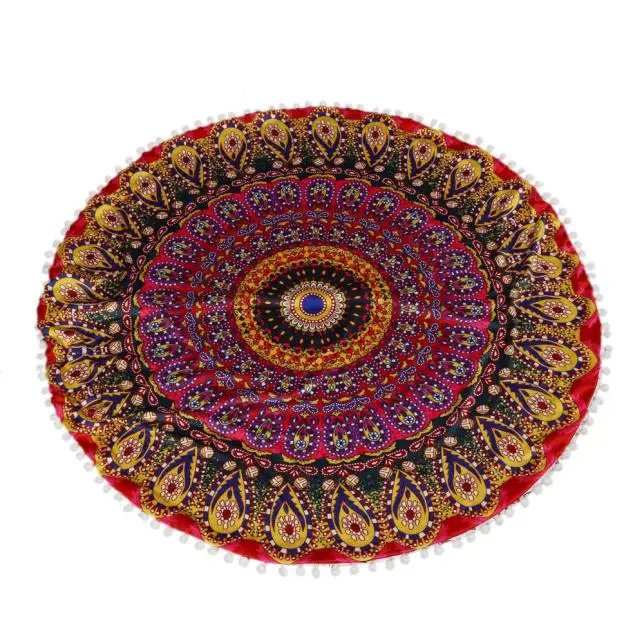Achetez en gros ronde coussin pouf en ligne à des grossistes ronde ... Mandala ovale
