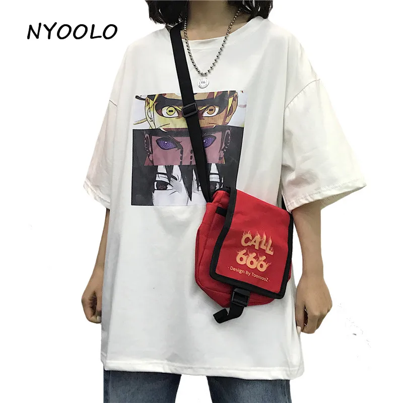 

NYOOLO Harajuku style comic pattern print tee shirt Summer streetwear short sleeve O-neck t-shirt women/men clothing tops tee