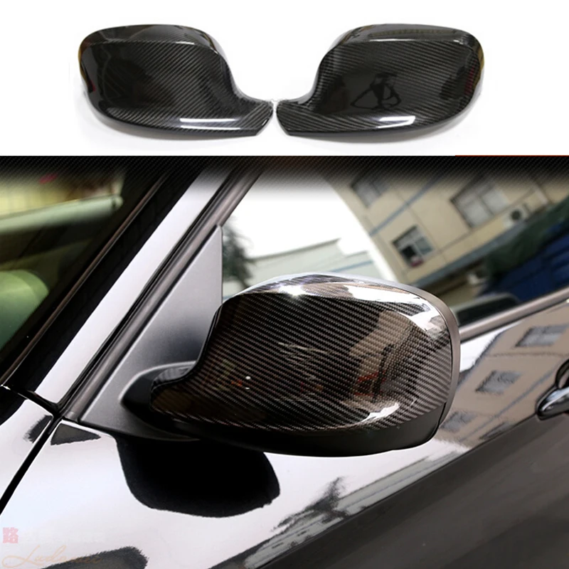 

2x 100% Real Carbon Fiber Door Rearview Mirror Cover Trim For BMW X1 E84 2010-2012 & X3 F25 2011-2014