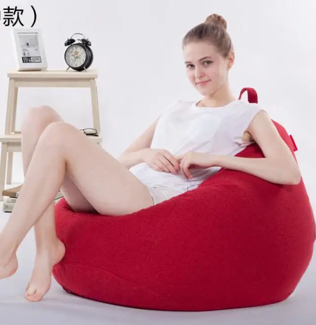 VESCOVO среднего размера татами диваны кресло мешок набор с ножкой - Цвет: only bean bag