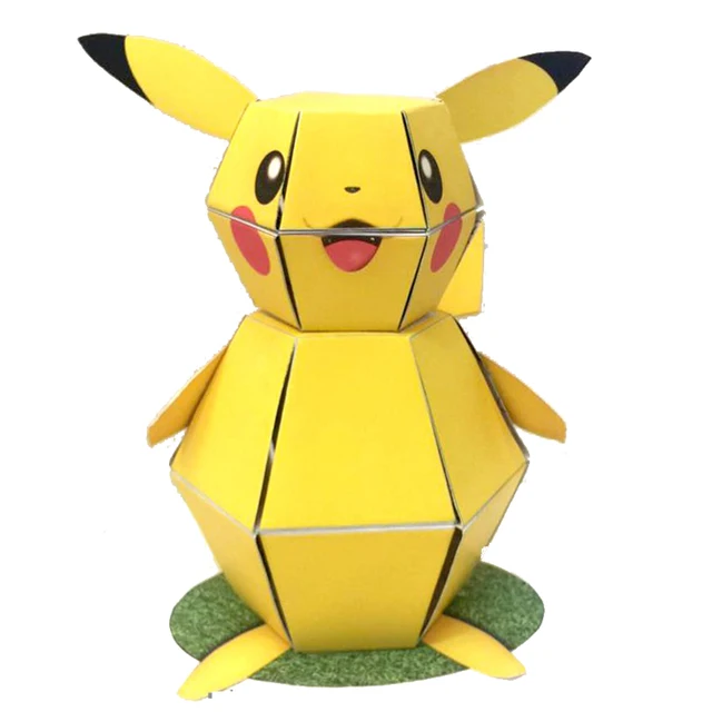 paper toys pikachu
