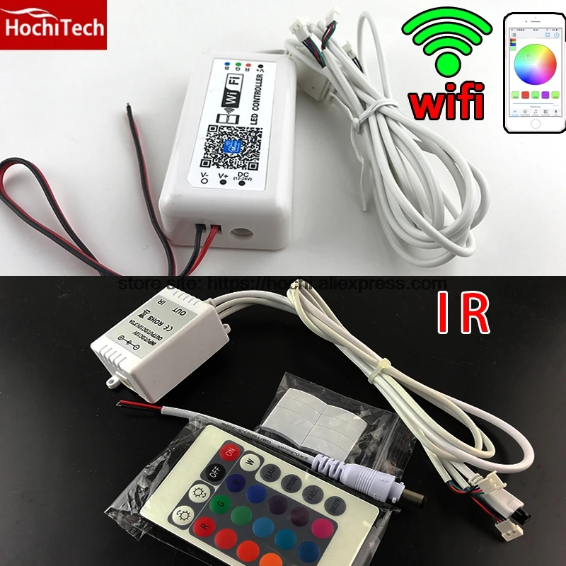 HochiTech ИК контроллер/Wifi контроллер телефон приложение для автомобиля RGB ангельские глазки мотоцикл RGB светодиодный светильник дом RGB полоса светильник