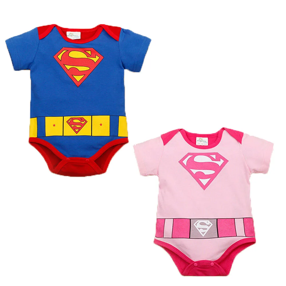 Buy Spring Summer Baby Boys Girls Romper Superman