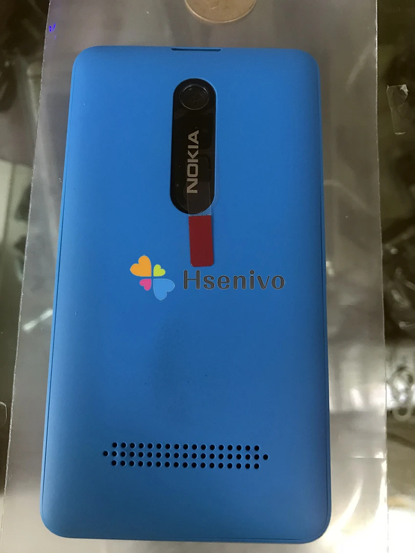  210 Original Nokia Asha 210 Unlocked GSM 2.4``Dual SIM Cards 2MP QWERTY Keyboard English Only Phone