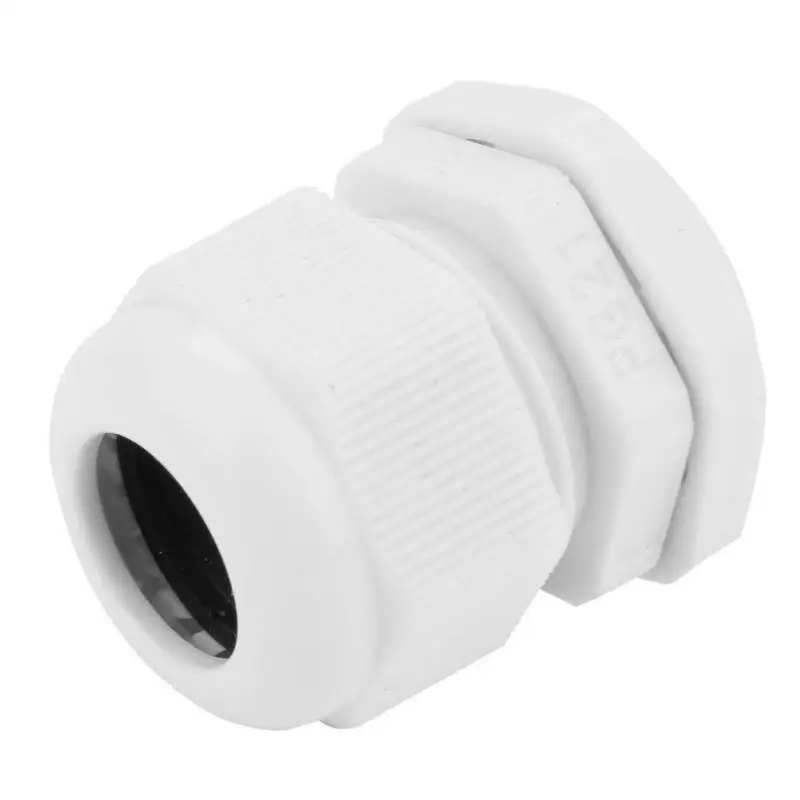 

Machine Connectors Nylon Plastic 10Pcs Replacement Set Switchboards Tighten Waterproof White Durable Practical