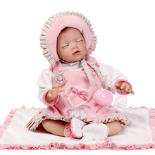 Силиконовая кукла-Реборн, игрушки для девочек, Реалистичная розовая принцесса, Спящая, детские куклы, Реборн, день рождения, рождественские подарки, детская игрушка