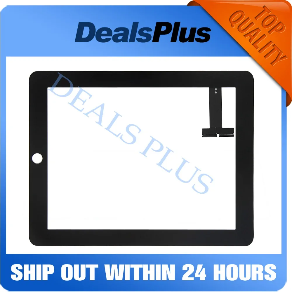 

Replacement New Touch Screen Digitizer Without Home Button For iPad 2 3 4 5 6 Air Air 2 Black White
