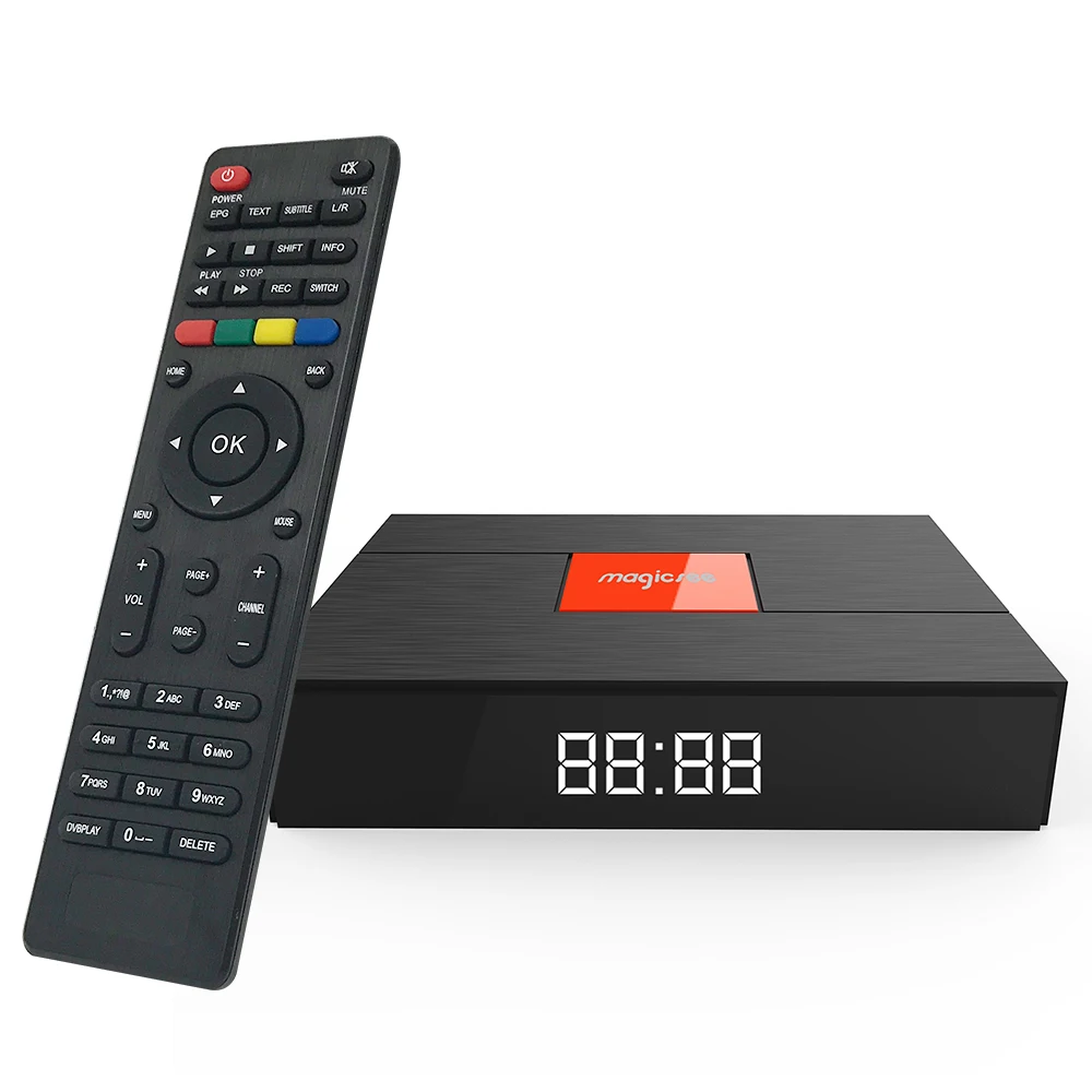 

Magicsee C400 Plus Amlogic S912 Octa Core TV Box 3+32GB Android 4K Smart TV Box DVB-S2 DVB-T2 Cable Dual WiFi Smart Media Player
