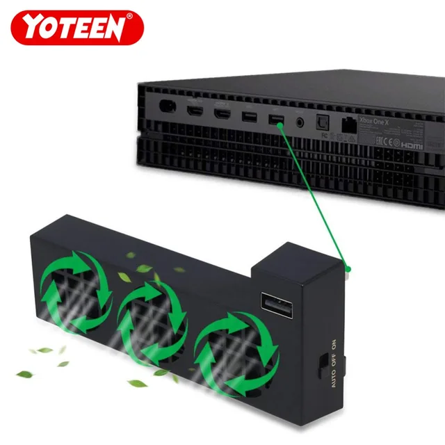 Special Price Yoteen for Xbox One X Cooling Fan External Intelligent Control USB Cooler 3 Radiator Super Turbo Cooling Fan Special Price Yoteen for Xbox One X Cooling Fan External Intelligent Control USB Cooler 3 Radiator Super Turbo Cooling Fan