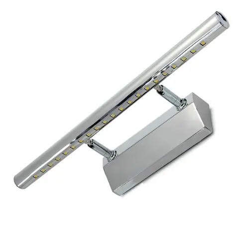 جديد 5 W 21 LED 5050 SMD مرآة من الستانليس ستيل ضوء الجدار مصباح حمام مصباح (أبيض دافئ ضوء)