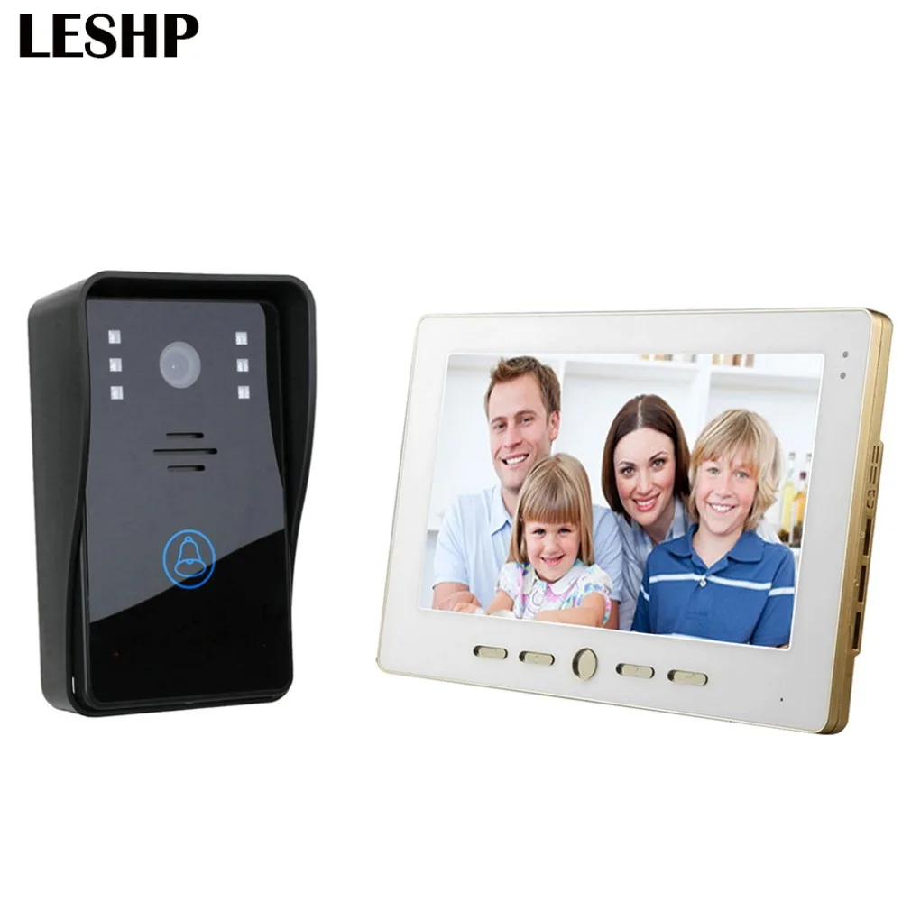 

10 inch Video Door Phone Intercom Doorbell Touch Button Remote Unlock Night Vision Security CCTV Camera Home Surveillance