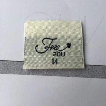

Custom High Density Clothing Main Labels Woven Name Labels Name Tags