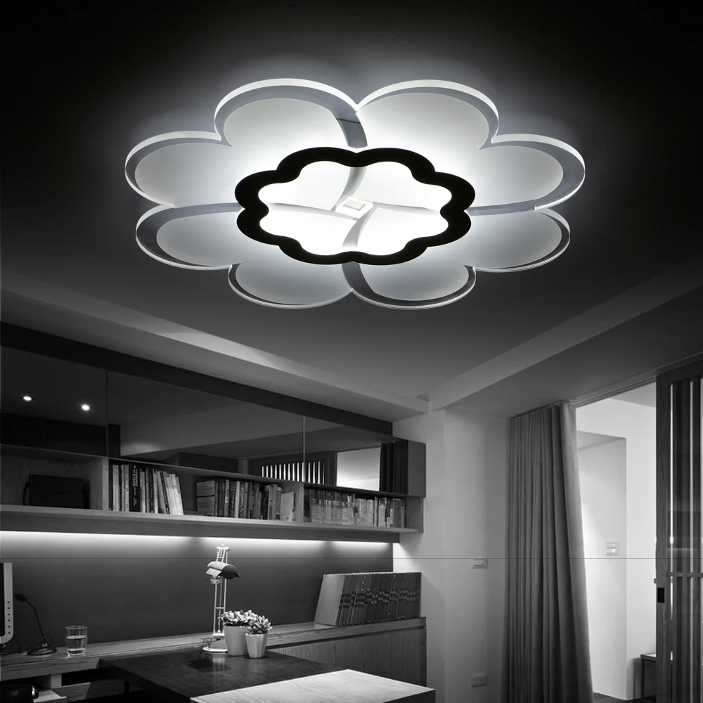 

LED Nordic Iron Acrylic Dimmable LED Lamp.LED Light.Ceiling Lights.LED Ceiling Light.Ceiling Lamp For Foyer Bedroom Dinning Room