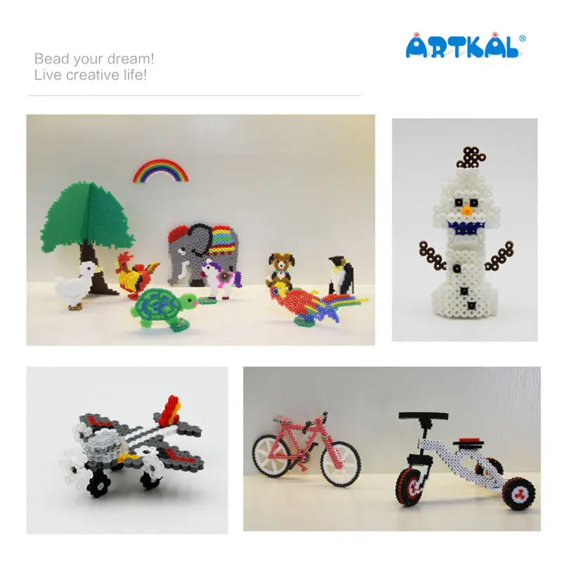 25 мешков бисер artkal ручной работы подарок бесплатно Pegboards perler beads project|hama set|hama bead