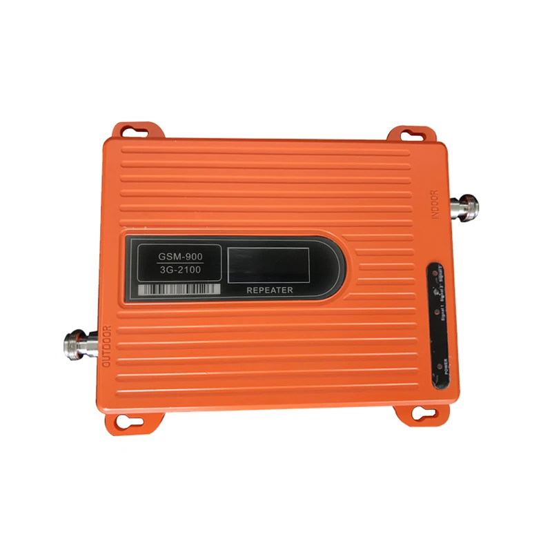 LCD High Power 70dB Dual Band GSM 900 MHz wcdma 2100 MHz 3G Mobile Phone Signal Booster Amplifier Repeater