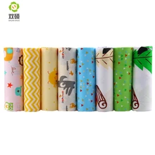 Новые хлопковые Ткань Лоскутная Мультфильм ткани ручной работы DIY лоскутное Вышивание ребенка и детей Простыни платье 40*50 см 8 шт./лот