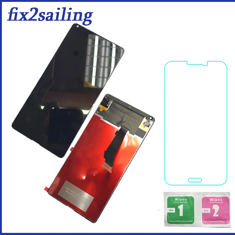 

100% Tested 5.99" Replacement Parts For Xiaomi Mix 2 LCD Display MIX2 Touch Screen Digitizer Assembly - Black