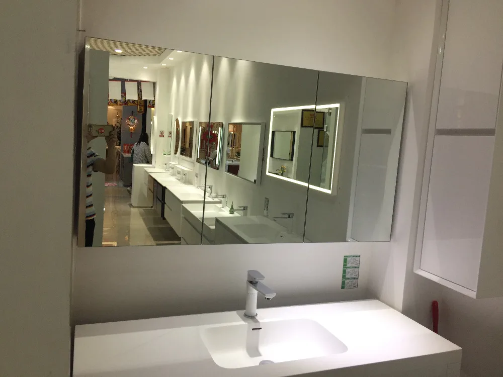 1300mm Floor Mounted Solid Surface Acrylic Furniture Oak Wood Bathroom Vanity Cabinet Cloakroom Matt White Sink 2193-0