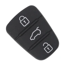 maizhi 1pcs 3 Buttons Silicone Remote Key Rubber Padbutton Replacement for Hyundai I30 Kia Styling