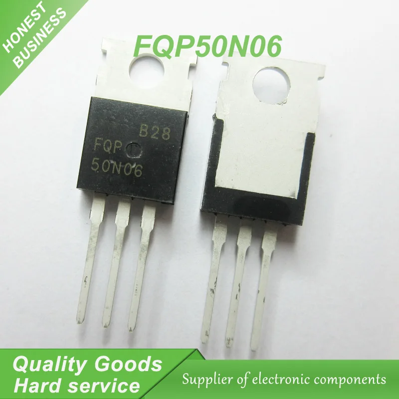 20pcs FQP50N06 50N06 MOSFET TO 220 N CH 60V 50A new original-in ...