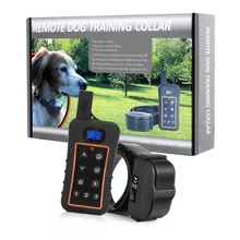 Товары для домашних животных Электрический Шок Ошейник для дрессировки собак 1200 м дистанционный перезаряжаемый электронный ошейник для собак
