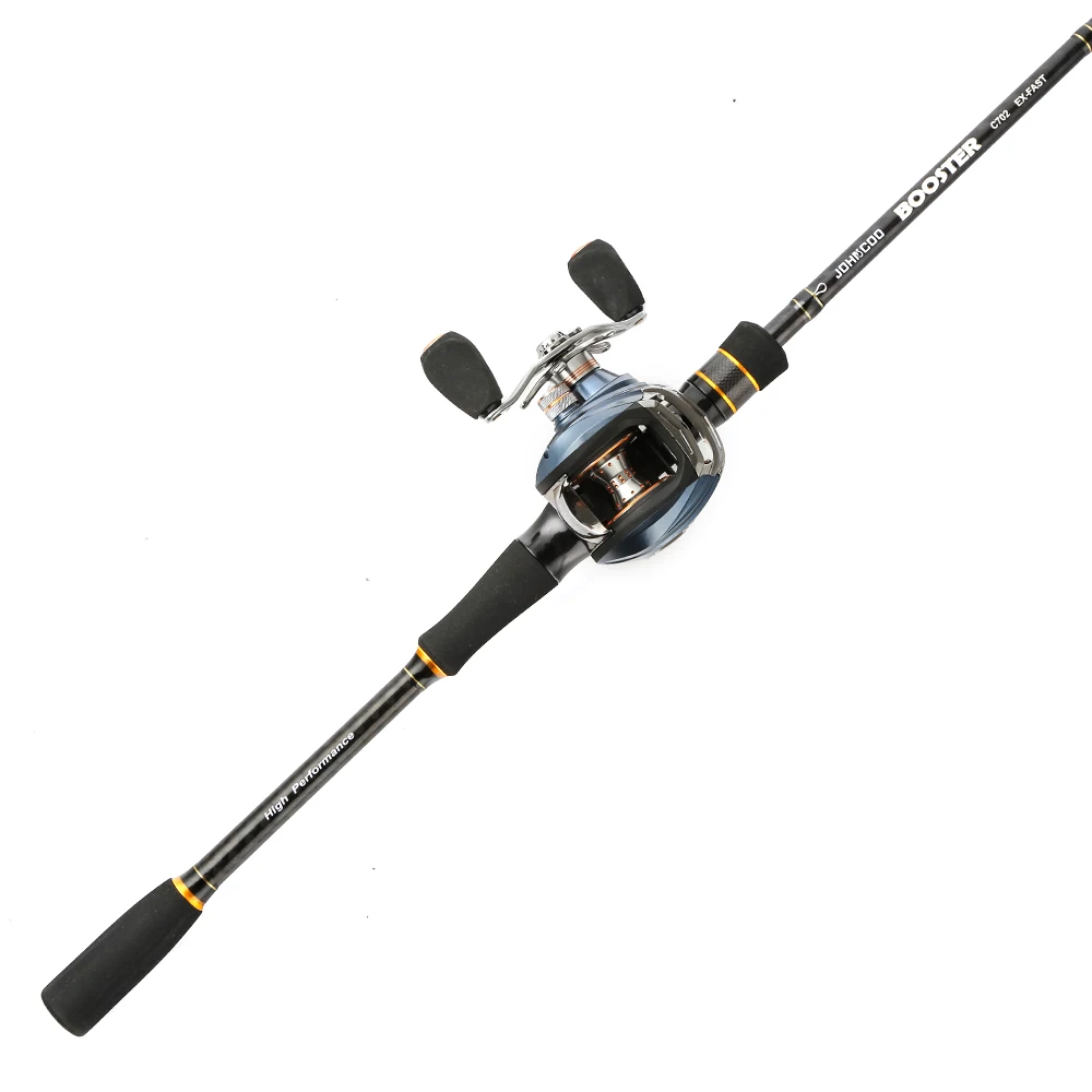Extra-fast Casting Fishing rod Combo 2 tips ML M 2.1m Carbon Fishing Rod + Baitcasting Fishing reel 6.3:1 light weight 185g Extra-fast Casting Fishing rod Combo 2 tips ML M 2.1m Carbon Fishing Rod + Baitcasting Fishing reel 6.3:1 light weight 185g