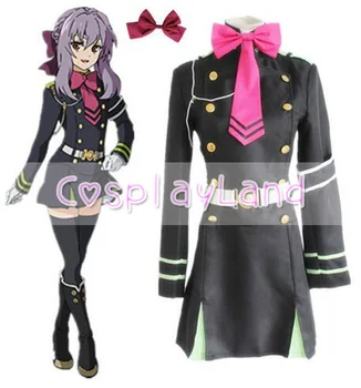 

Japanese Anime Owari no Seraph Seraph of the end Cosplay Costume Hiragi Shinoa Uniform Custom Made
