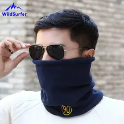 WildSurfer двойной Слои флис обратимым шейный платок маска наездника Пеший Туризм Кепки Велосипед Бандана Рыбалка Головные уборы шарфы FJ21