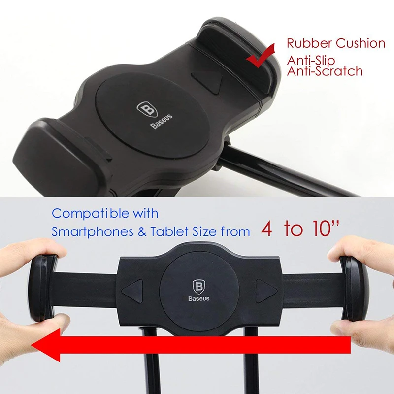 Цена Baseus гибкий держатель для мобильного телефона универсальный Настольный держатель для телефона Подставка для ленивого шеи кронштейн для iPhone...
