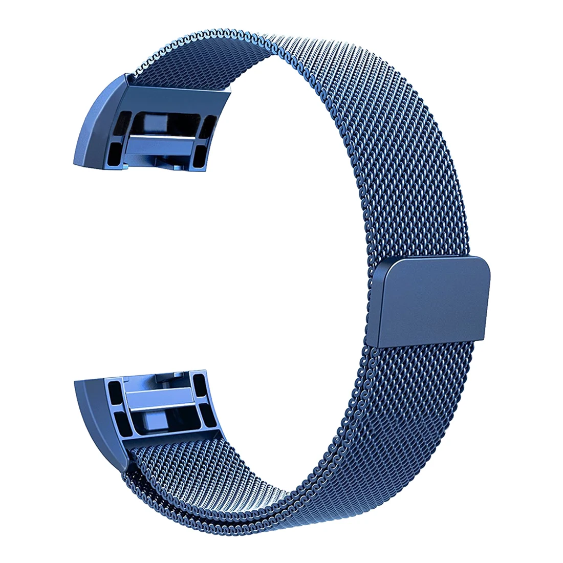Centechia для Fitbit Charge 2 Hr ремешок сменный наручный браслет из нержавеющей стали для Fit Bit Charge2 умные часы Размер S L - Цвет: blue