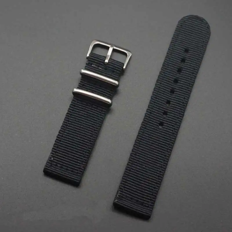 waterproof 20mm nylon watch strap canvas 22mm watch band 18mm nato strap
