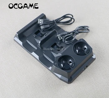 

OCGAME For PS4 Wireless Bluetooth Controller for L/R PS Move Controller 4 in 1 Fast Charger Double charging Dock Station Port