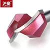 HUHAO Ipc 8mm Shank Woodworking Cutter CNC Tungsten steel Router Bits for wood carbide Woodworking Engraving Tools carving bit ► Photo 3/6