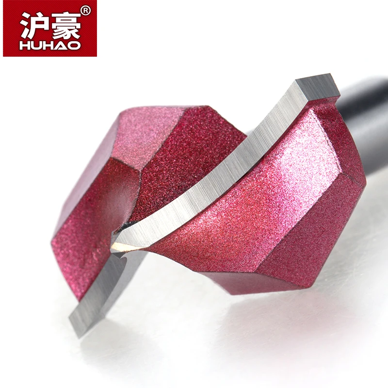HUHAO Ipc 8mm Shank Woodworking Cutter CNC Tungsten steel Router Bits for wood carbide Woodworking