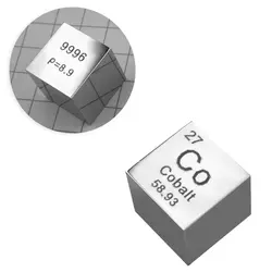 10X10X10 мм зеркальный полированный кобальтовый куб, промежуточный стол элементов куб (Co≥99. 96%) обучающая игрушка, подарок для детей и взрослых