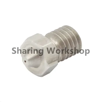 

SWMAKER 10pcs V6&V5 Extruder J-Head stainless steel Nozzle M6 thread Print Head with size 0.4mm for 1.75mm 3D printer parts