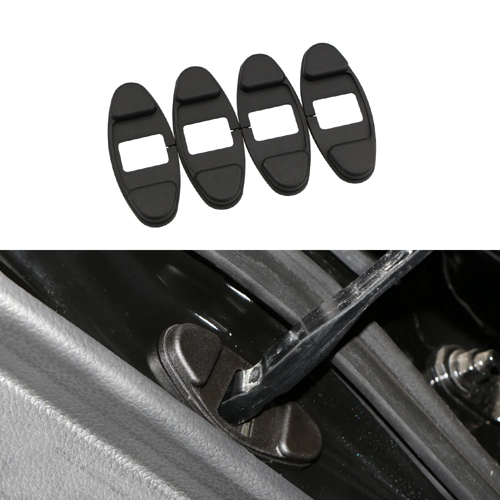 

4Pcs Car Door Stopper Protection Cover Fit for Nissan X-Trail Teana SENTRA Versa Sunny Almera Tiida Accessories Car Sticker