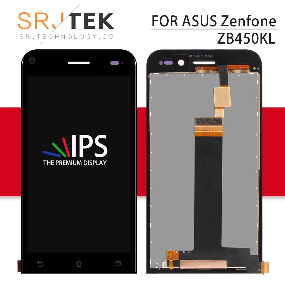 Дешево Для ASUS ZenFone Go ZB450KL font b lcd b font X009DB font b lcd b font X009D дисплей сенсорный экран дигитайзер стеклянная сборка Рамка для ASUS ZB450KL дисплей
