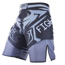Новые MMA борьба высокого качества полиэстер свободные ММА Бой Фитнес Шорты Муай Тай мужские шорты