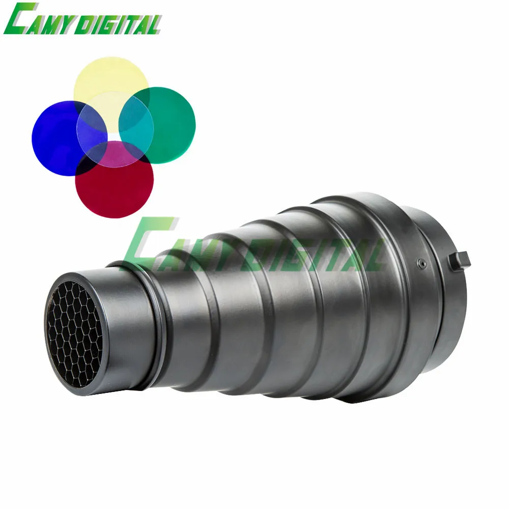 Godox SN-01 With Color Filter SNOOT Bowen Mount For Studio Flash With Color Filter (1)