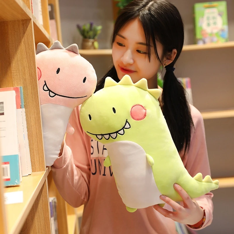 dinosaur plush pillow