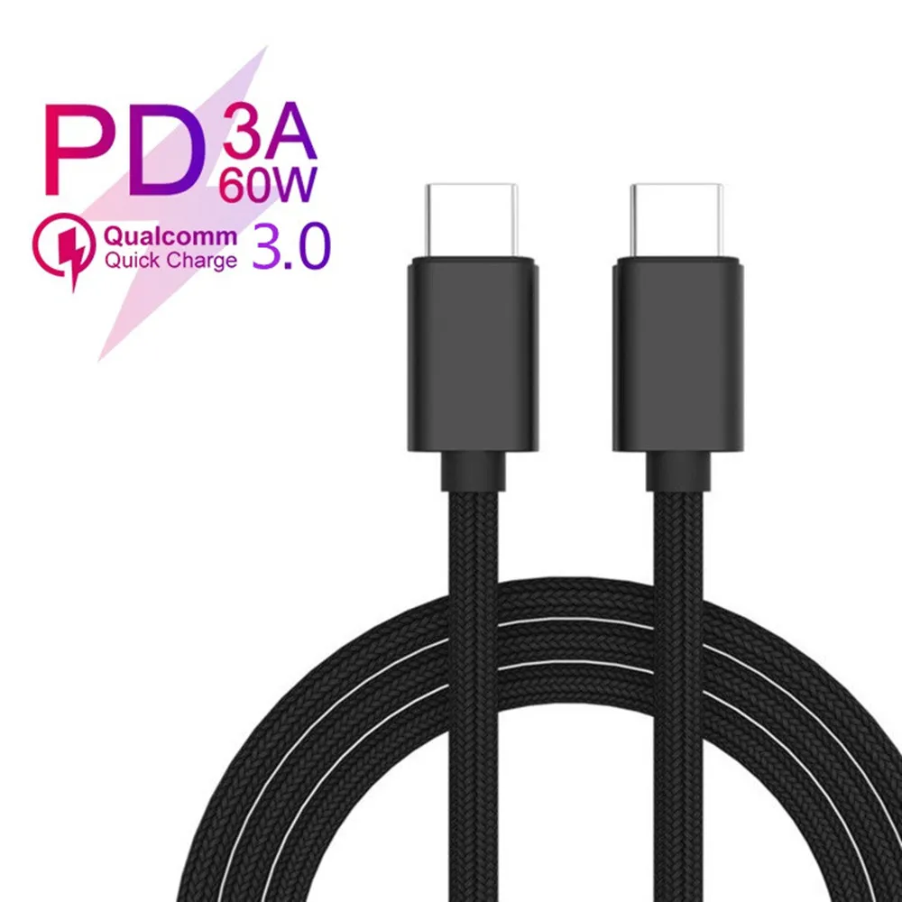

USB C Type C Cable PD 60W Fast Charging For Macbook Pro For Samsung S10 S9 huawei mate20 P30 PRO Xiaomi Type c to lighting cable