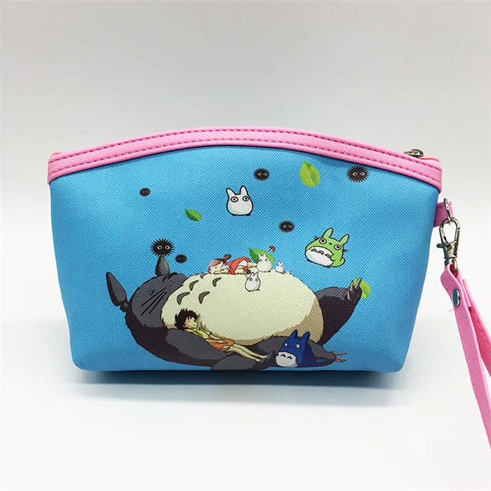 Мода мультфильм Тоторо Pencilcase Ручка Пенал из искусственной кожи косметички Макияж Сумочка для хранения монет Кошельки канцелярские подарок