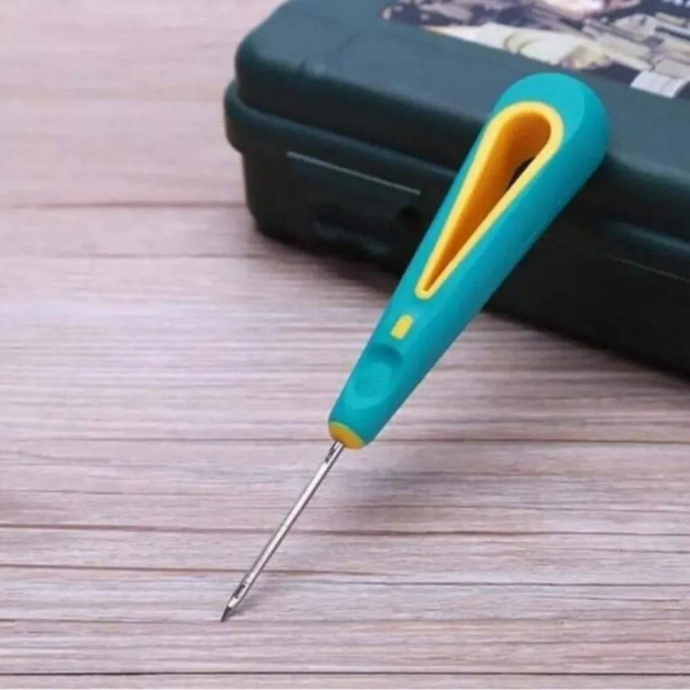 

Canvas Leather Sewing Tool Medium hole cone Shoes Repair Tool Sets Awl Hand Stitching Taper Leathercraft Needle Tool Kit Sewing